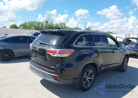 2016 Toyota Highlander Xle V6 из США, поврежденный, VIN 5TDKKRFHXGS146630